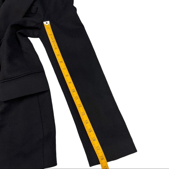 NWT Zara Woman Black Double Breasted Blazer Jacket Wool Blend Size XS - Picture 14 of 15